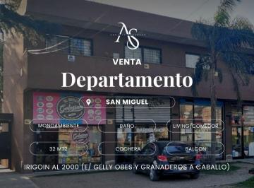 Departamento · 32m² · 1 Ambiente · Departamento - San Miguel