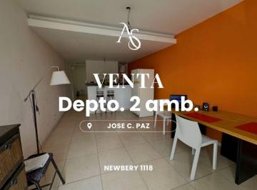 Departamento · 40m² · 2 Ambientes · 1 Cochera · Departamento - Jose Clemente Paz