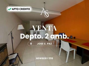 Departamento · 40m² · 2 Ambientes · 1 Cochera · Departamento - Jose Clemente Paz