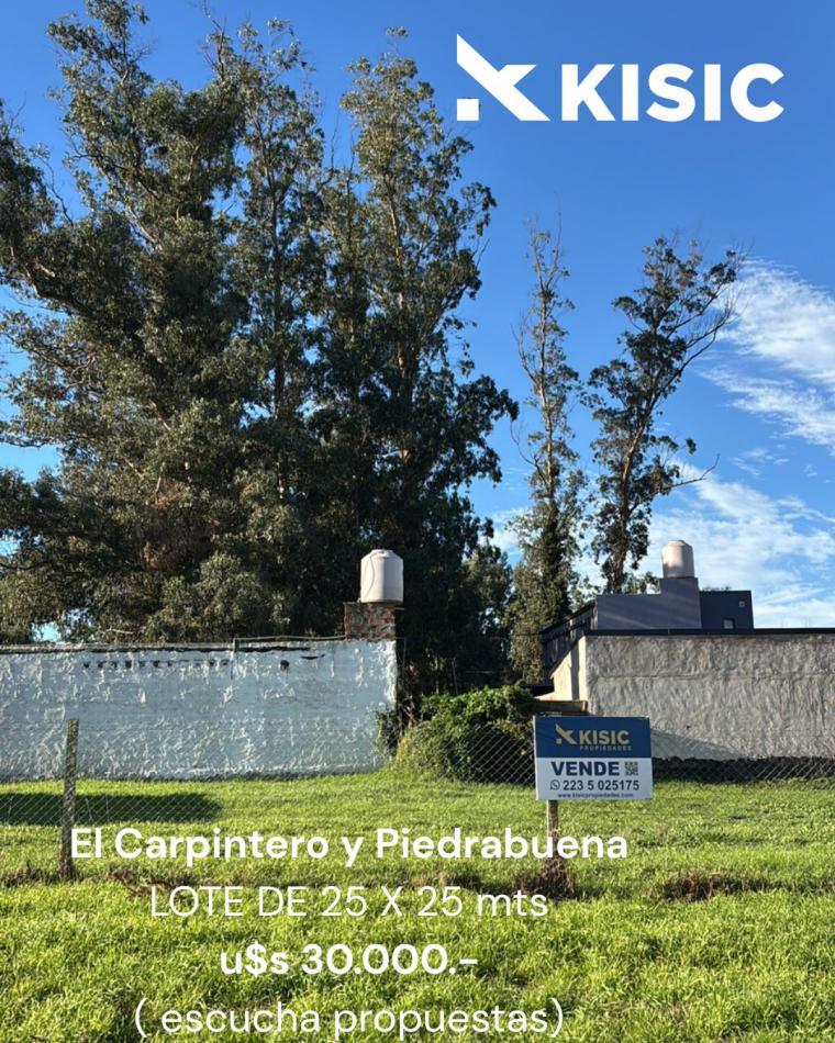 Lote en venta 625m² en El Jardín, Alambrado y servicios