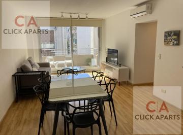 Departamento · 70m² · 3 Ambientes · 1 Cochera · Alquiler - 3 Ambientes con Balcón - Amueblado y Equipado - Cochera - Palermo