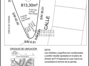 Terreno · 813m² · Terreno / Lote en Barrio Privado Casonas del Haras