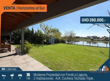 Casa de 4 ambientes, Presidente Perón · Venta Casa Estilo Americano Detroit - Fondo a Laguna - Horizontes Al Sur
