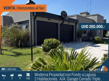 Casa de 4 ambientes, Presidente Perón · Venta Casa Fondo a Laguna Estilo Americano - Horizontes Al Sur