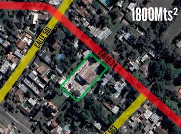 Terreno · 550m² · 10 Cocheras · Terreno en Venta - 1.800 m² - Manuel B. Gonnet, La Plata