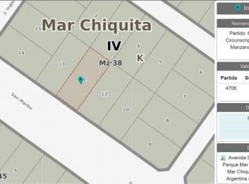 Terreno · 720m² · Lote en Mar Chiquita