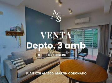 Departamento · 60m² · 3 Ambientes · Departamento en Martin Coronado