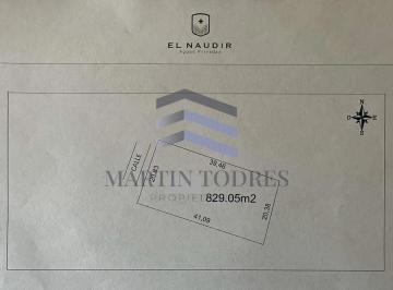 Terreno · 829m² · Terreno Lote en Venta en El Naudir, Escobar, G. B. a. Zona Norte