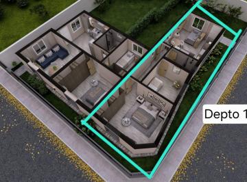 Departamento de 3 ambientes, Valle Hermoso · Sabattini Esq Balcarse Depto 1