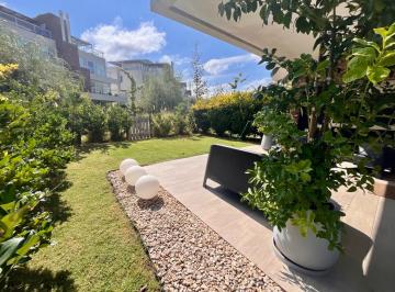 Departamento · 110m² · 4 Ambientes · 3 Cocheras · Departamento en Venta en Castaños Nordelta | Pb con Jardín, 4 Amb y 3 Cocheras