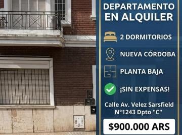 Departamento de 3 ambientes, Córdoba · Departamento en Alquiler Sin Expensas Nueva Cordoba