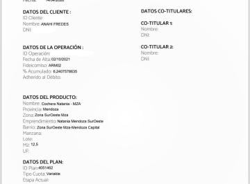 Departamento de 2 ambientes, Ciudad de Mendoza · Vendo Plan Natania – Departamento + Cochera – Mendoza
