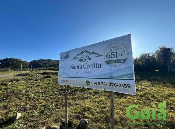 Terreno · 651m² · Loteo Santa Cecilia | Vaqueros