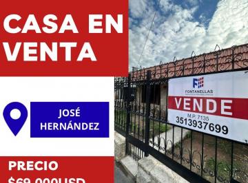 Casa de 9 ambientes, Córdoba · Casa de 3 Dorm. en Venta en José Hernández