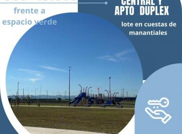 Terreno , Córdoba · Vendo Lote Apto Duplex Cuestas de Manantales (Esquina y Central)