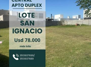 Terreno , Córdoba · Lote San Ignacio de Manantiales (Apto Duplex Central)