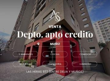 Departamento · 58m² · 2 Ambientes · Departamento - Muñiz