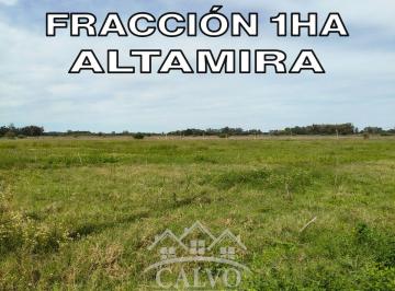 Terreno , Mercedes · Fracción 1ha en Venta. Altamira, Mercedes, Buenos Aires.