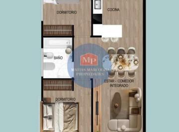 Departamento · 56m² · 3 Ambientes · Departamento en Venta en Villa Urquiza, Capital Federal, Buenos Aires