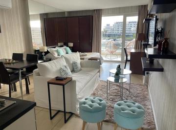 Departamento · 40m² · 1 Ambiente · 1 Cochera · Monoambiente en Condominios de Bahia Grande