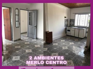 Departamento de 2 ambientes, Merlo · Departamento de 2 Amb. en Alquiler - Merlo Centro