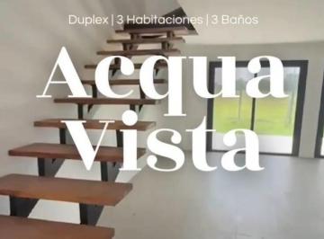 Casa · 140m² · 3 Dormitorios · 2 Cocheras · Duplex Acquavista Oportunidad