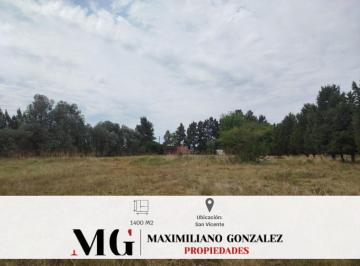 Terreno · 1400m² · Lote Venta - San Vicente