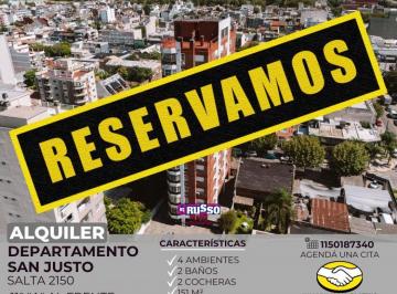 RUS-RUS-11091_2 · Alquiler Departamento 4 Ambientes - San Justo