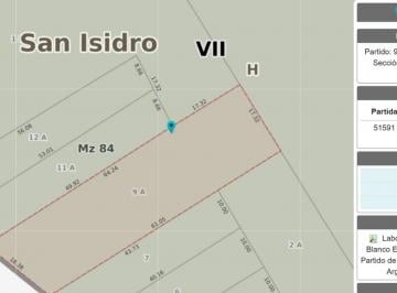 Terreno · 1111m² · Lote Comercial Venta Sobre Av Blanco Encalada San Isidro