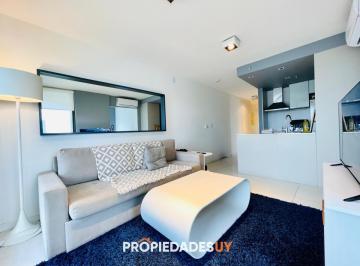 Foto1 · Alquiler Anual, Apartamento Moderno de 1 Dormitorio en Torre con Servicios, Punta del Este