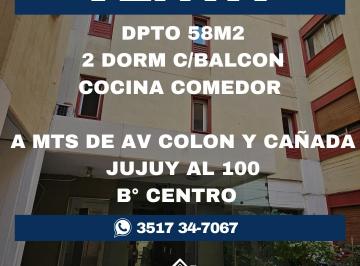 Departamento de 1 ambiente, Córdoba · Excelente Dpto en Venta B°centro 2 Dorm. C/balcon