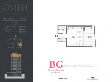 Departamento · 33m² · 1 Ambiente · 1 Cochera · Monoambiente Premium con Balcón Aterrazado y Parrilla en Osten Tower | Puerto Madero