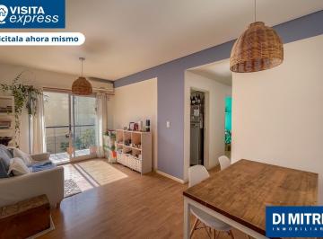 Living Comedor · Monte Castro 2 Amb Balcon con Parrilla Apto Credito