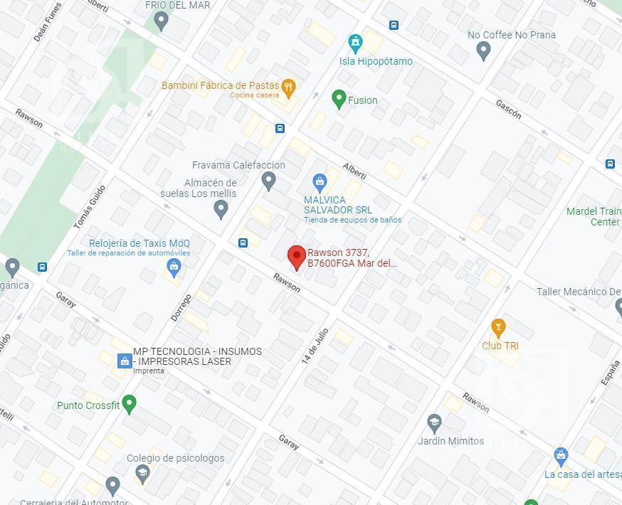 Lote ubicado sobre calle rawson entre 14 de julio Y dorrego, excelente zona, todos los servicios.