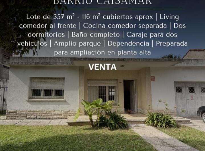 Casa · 100m² · 3 Ambientes · 2 Cocheras