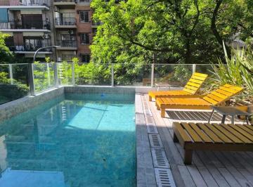 Departamento · 140m² · 4 Ambientes · 1 Cochera · Alquiler Dúplex 4 Ambientes Amoblado con Terraza, Parrilla y