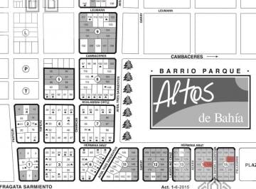 Terreno · 488m² · Lote de 490 m - Bo. Altos de Bahia - Todos Los Servicios - Financiación