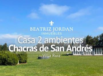 Casa · 2170m² · 2 Ambientes · 1 Cochera · Casa en Venta, Barrio Chacras de San Andres, Villa Ruiz