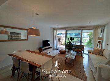 Departamento · 100m² · 4 Ambientes · 2 Cocheras · Duplex 4 Ambientes con Jardín en Venta con Renta. Los Castaños, Las Piedras, Nordelta.