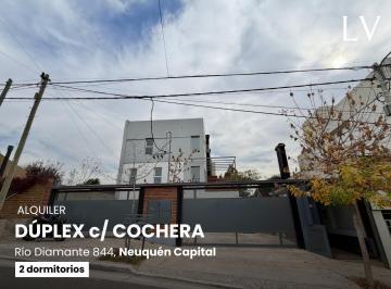 Casa · 80m² · 4 Ambientes · 1 Cochera · Dúplex en Alquiler 2 Dorm., Complejo Cerrado, B° Santa Genoveva, Neuquén Capital