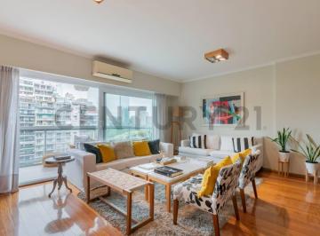 Departamento · 126m² · 4 Ambientes · 1 Cochera · Venta Departamento 4 Ambientes con Cochera y Dependencia en Palermo Chico Vista a La Plaza Piso Alto