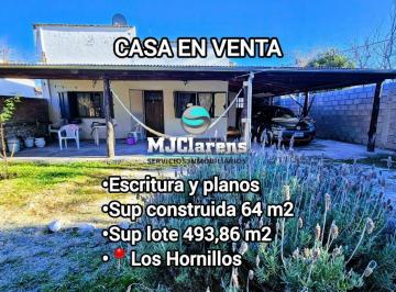 Casa de 3 ambientes, Los Hornillos · Se Vende Casa de 64 m² Escritura Los Hornillos