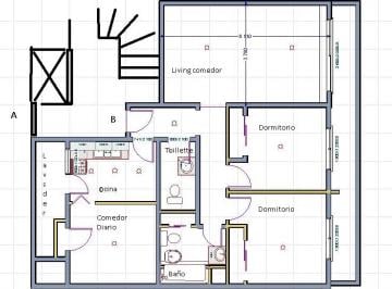 Departamento 68m² Alquiler Belgrano C · Alquiler Depto Semipiso Belgrano