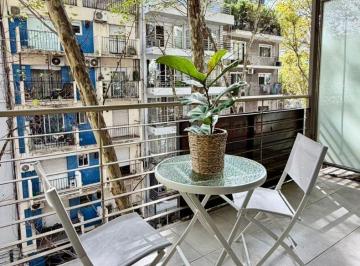 Departamento de 1 ambiente, Palermo · Alquiler - Monoambiente Amueblado C/ Gran Balcon - Parrilla - Sum - Pileta - Palermo
