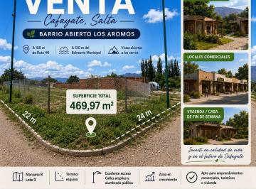Terreno  Venta USD 38.000 · Oportunidad de Concretar Tu Proyecto Comercial o de Viviendas en Cafayate