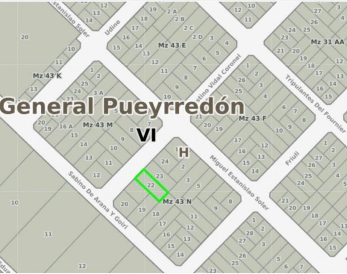 Lote 376m² en Barrio Fortunato de la Plaza con pequeña edificación