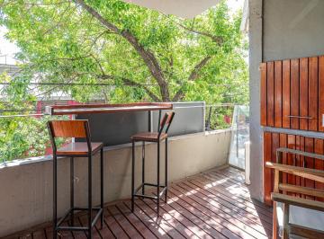 Departamento · 47m² · 2 Ambientes · 1 Cochera · Departamento de 2 Ambientes con Balcón, Parrilla y Cochera Fija Amoblado a Full