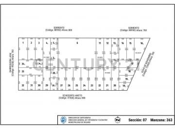 Terreno · 125m² · Venta Terrno en Barrio Alberdi - Rosario