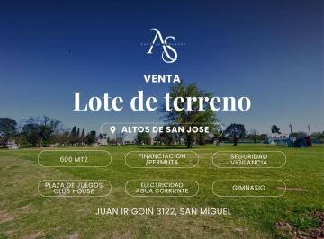 Terreno · 600m² · Terreno en San Miguel