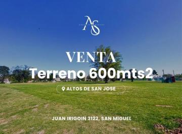 Terreno · 600m² · Terreno en San Miguel